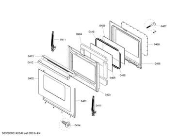 Door & Housing, shelves trays (0401-0450)