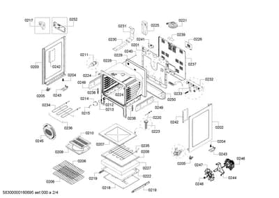 Door & Housing, Screws (0201-0253)