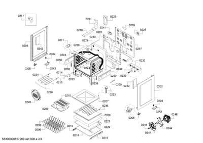 Door & Housing, Screws (0201-0251)