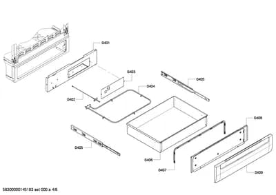 Screws, shelves trays (0401-0453)