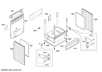 Door & Housing, Hinges (0301-0350)
