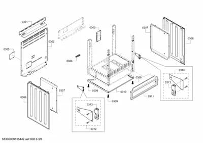 Door & Housing, Hinges (0301-0351)