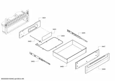 Screws, shelves trays (0401-0453)