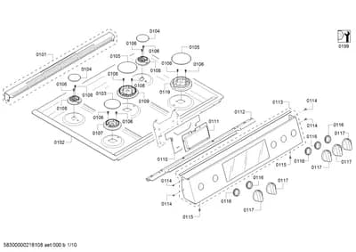 Screws, othergasparts (0101-0199)