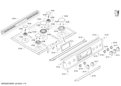 Screws, othergasparts (0101-0199)