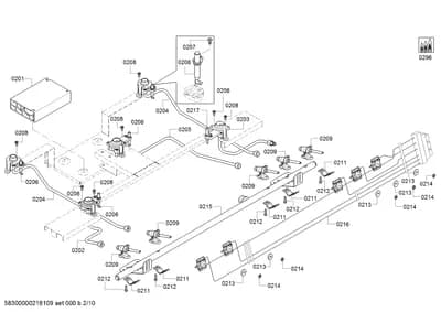 Screws, ignitionparts (0201-0256)