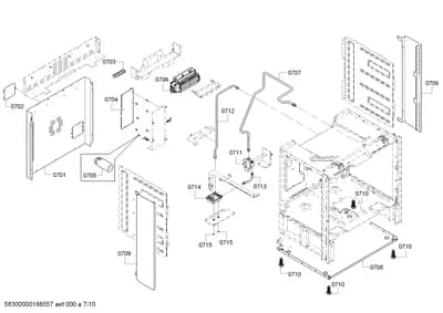 Door & Housing, Screws (0701-0763)