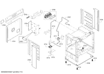 Door & Housing, Screws (0701-0763)