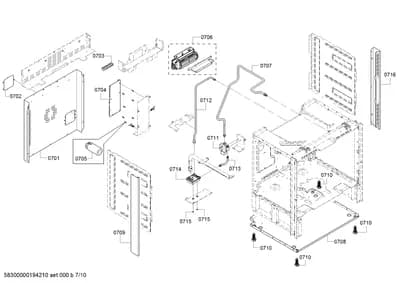 Door & Housing, Screws (0701-0763)