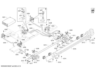 Screws, ignitionparts (0201-0296)