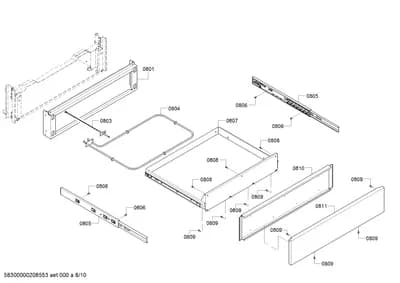 Screws, heatingparts (0801-0850)