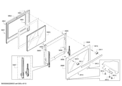 Screws, Door & Housing (0901-0914)