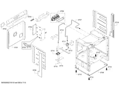 Door & Housing, Screws (0701-0763)