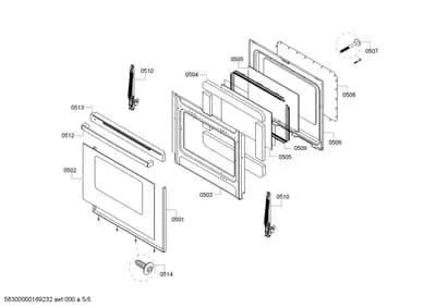 Screws, shelves trays (0501-0514)