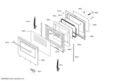 Door & Housing, Screws (0501-0519)