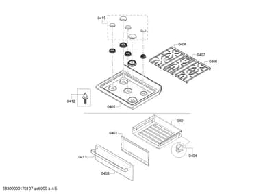Door & Housing, Handles & Knobs (0401-0450)