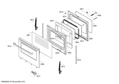 Door & Housing, Screws (0501-0519)