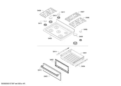 Door & Housing, Screws (0401-0452)