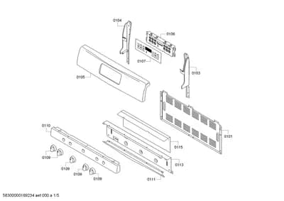 Door & Housing, Screws (0101-0152)