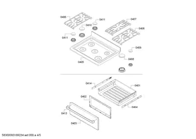 Door & Housing, Screws (0401-0452)