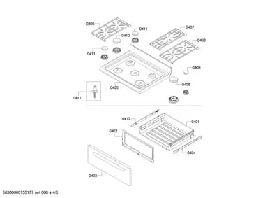 Door & Housing, Screws (0401-0451)