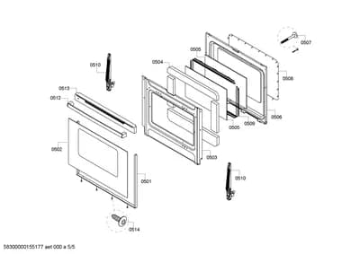 Screws, shelves trays (0501-0514)