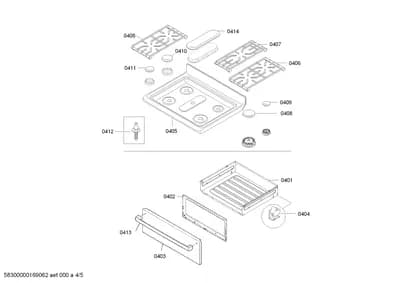 Door & Housing, Handles & Knobs (0401-0450)