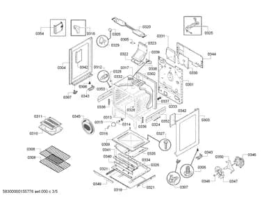 Door & Housing, Screws (0301-0366)