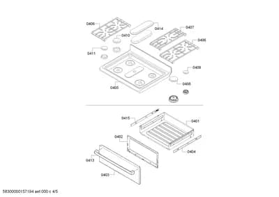 Door & Housing, Screws (0401-0453)