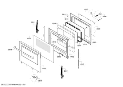 Door & Housing, Screws (0501-0551)