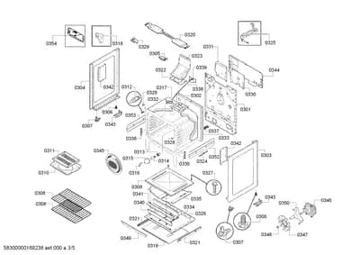 Door & Housing, Screws (0301-0367)