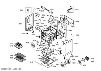 Door & Housing, Screws (0301-0354)