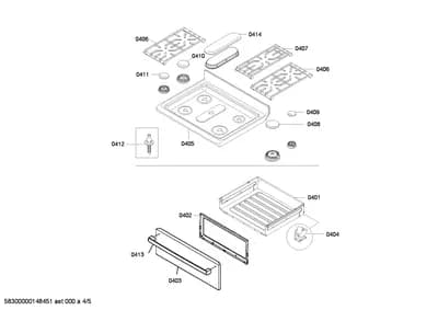 Door & Housing, Handles & Knobs (0401-0450)
