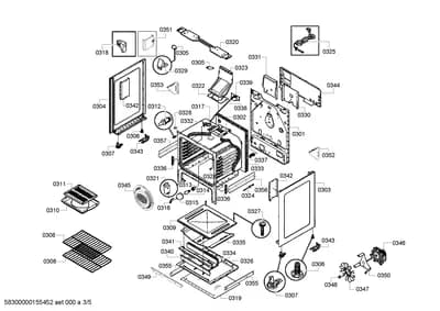 Door & Housing, Screws (0301-0357)