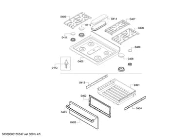 Door & Housing, Handles & Knobs (0401-0450)