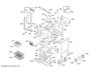 Door & Housing, Screws (0301-0369)