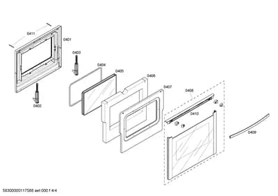 Door & Housing, Mounting & Fixing (0401-0411)