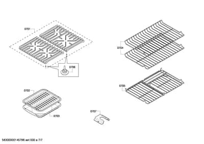 shelves trays, shelves & trays (0701-0707)