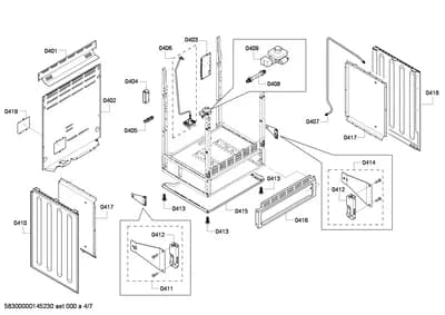Door & Housing, Hinges (0401-0453)