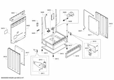 Door & Housing, Hinges (0401-0453)