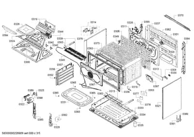 Door & Housing, connectionpieces (0301-0397)