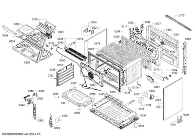 Door & Housing, connectionpieces (0301-0397)