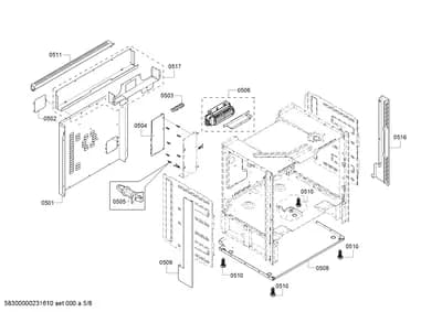 Door & Housing, Fan Parts (0501-0550)