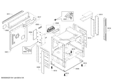 Door & Housing, Fan Parts (0501-0520)