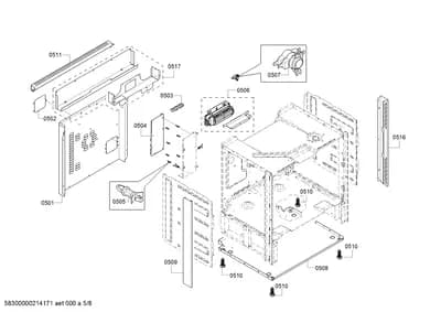 Door & Housing, Fan Parts (0501-0520)