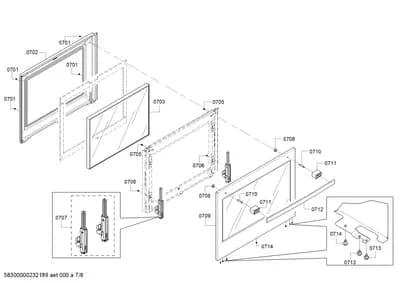Screws, Door & Housing (0701-0714)