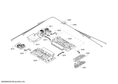 connectionpieces, Fan Parts (0202-0262)
