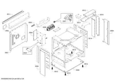 Door & Housing, Fan Parts (0501-0515)