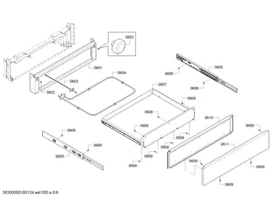 Screws, heatingparts (0601-0611)