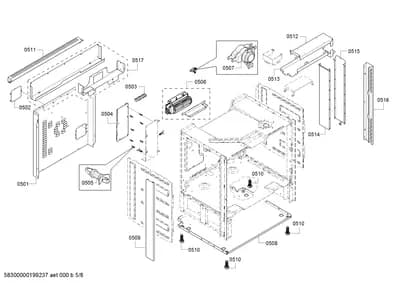Door & Housing, Fan Parts (0501-0550)